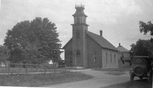 Church where George and Emma were married, Baptist Church Noble County.